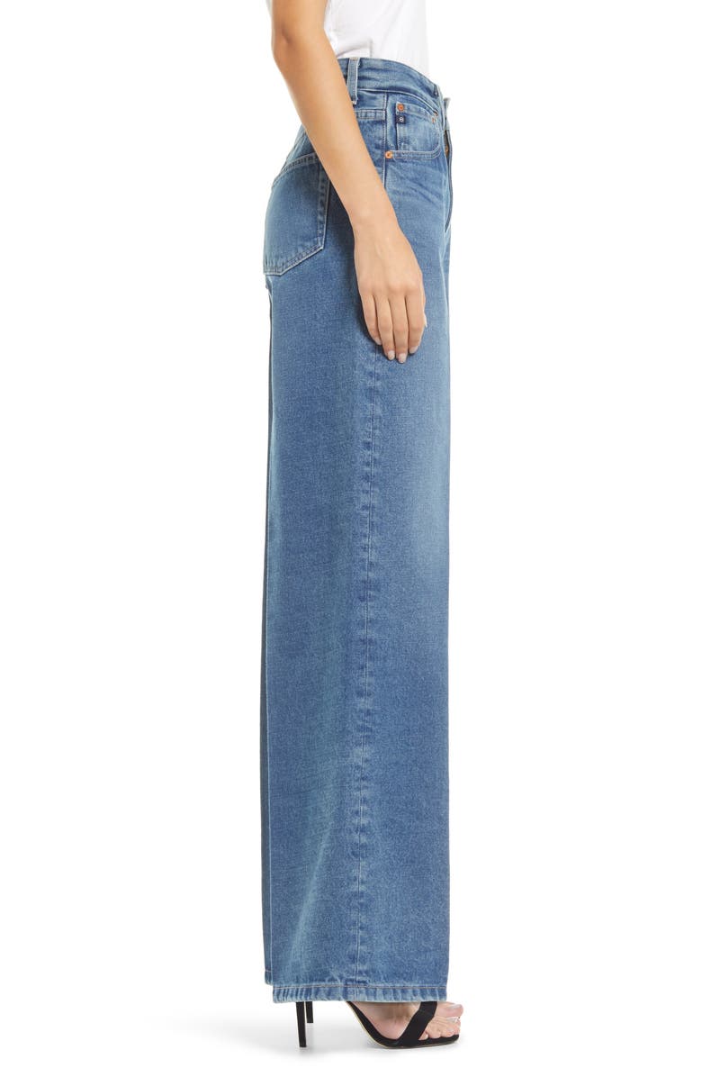 AG Deven High Waist Wide Leg Jeans, Alternate, color,