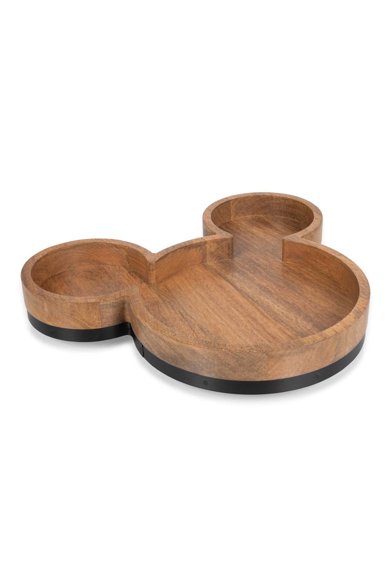 x Disney Mickey Mouse Wood Serving Tray, Alternate, color, BROWN