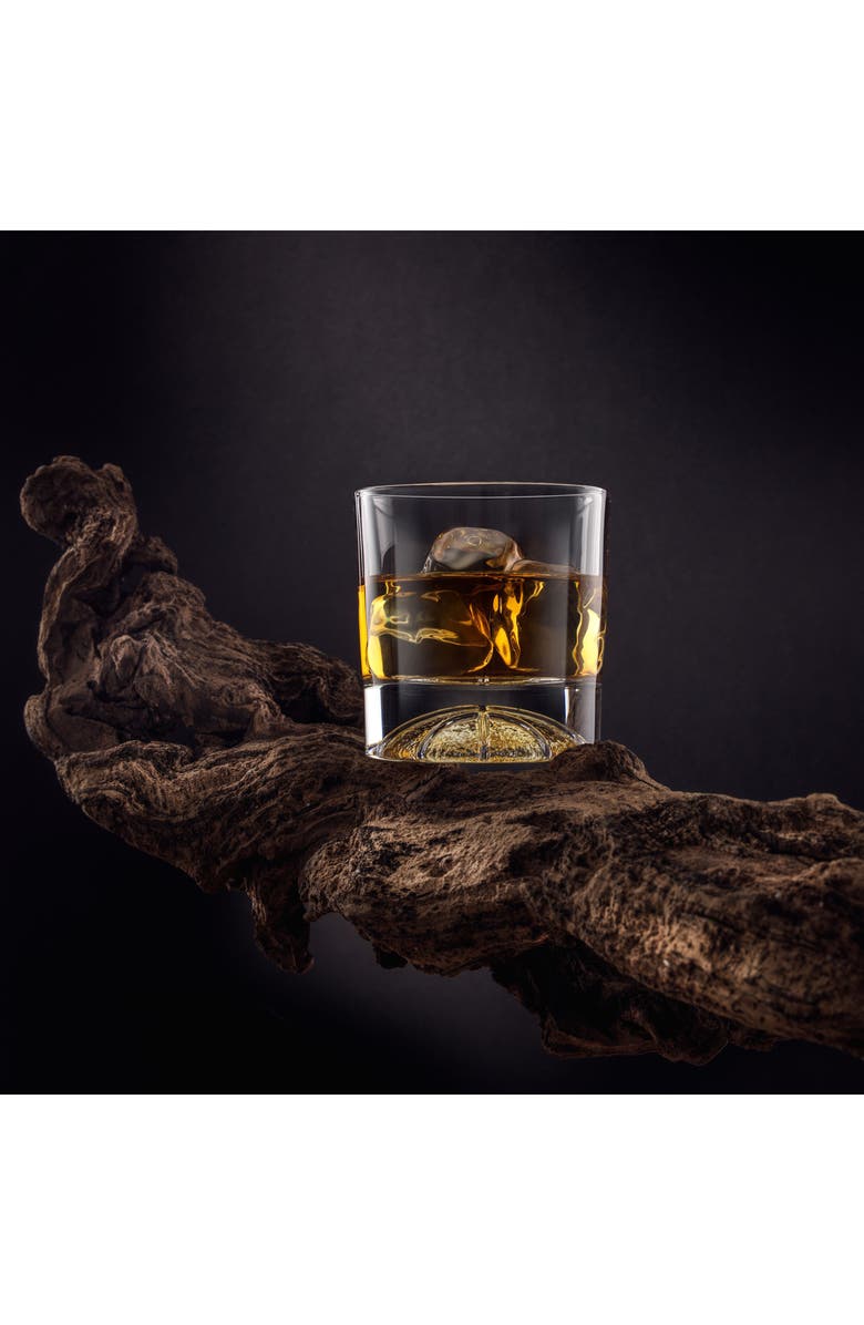 JoyJolt Swish Double Old Fashioned Tumbler - Set of 4, Alternate, color, Clear