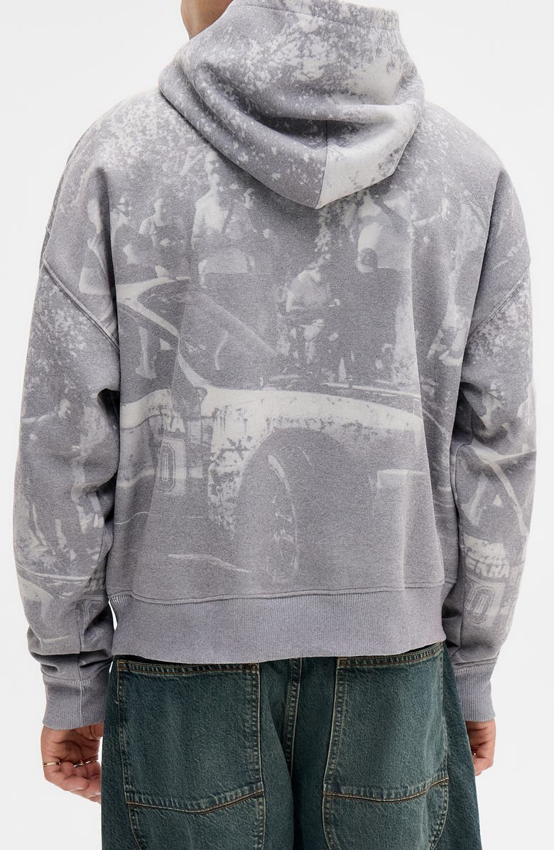 BDG Urban Outfitters Photographic Print Graphic Hoodie, Alternate, color, Grey