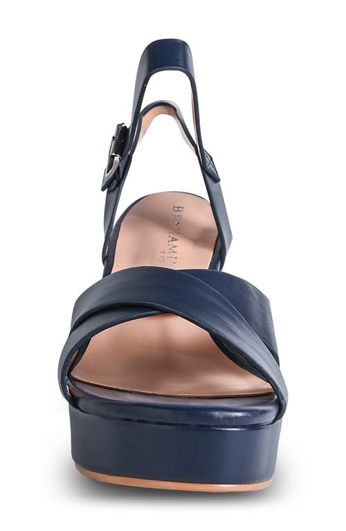 Touch Ups Toby Ankle Strap Platform Sandal In Blue