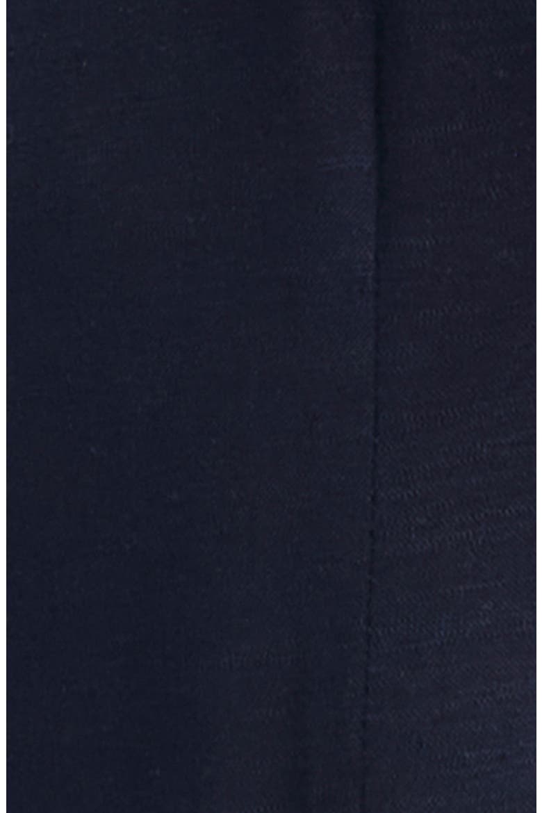 Azure Linen Blend Bodysuit, Alternate, color, NAVY
