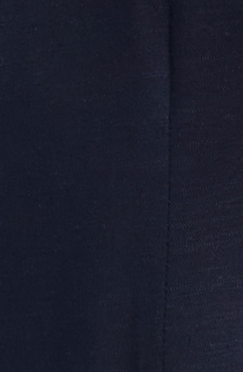 LIONESS Azure Linen Blend Bodysuit, Alternate, color, Navy