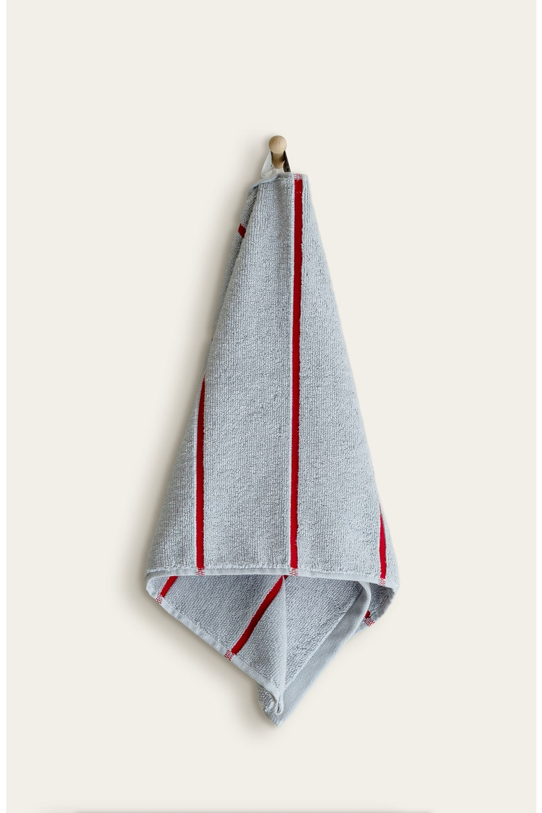 Deia 2-Piece Hand Towel Set, Alternate, color, Sky & Tomato