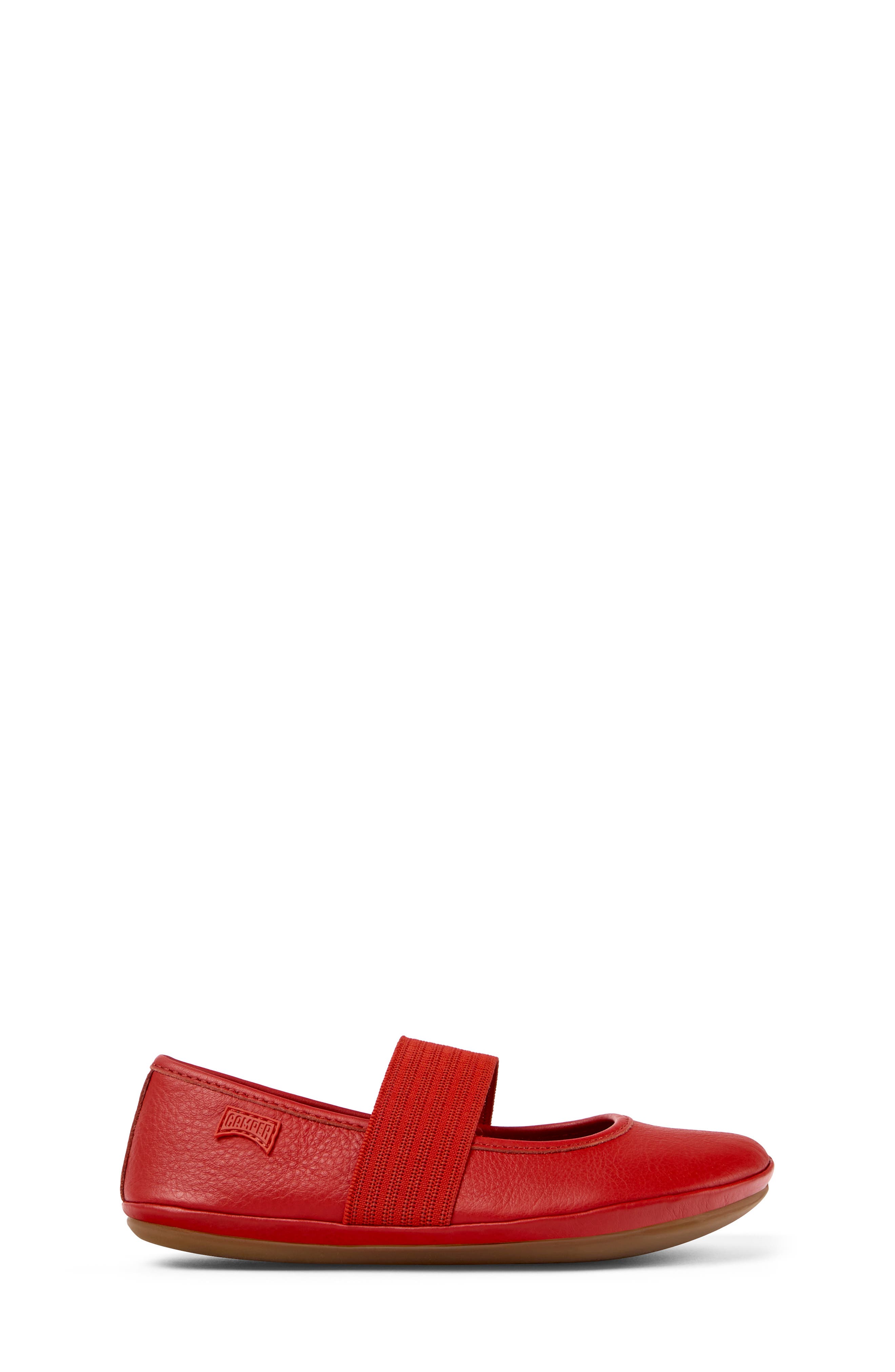 Camper Kids' Right Mary Jane Ballet Flat, Alternate, color, Bright Red