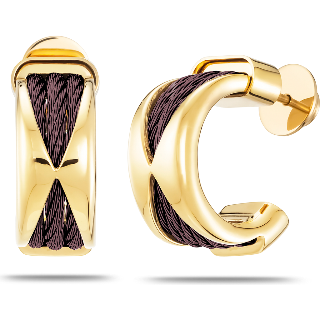 CHARRIOL Celtic Dream Earrings in Yellow Gold Pvd With Purple  product