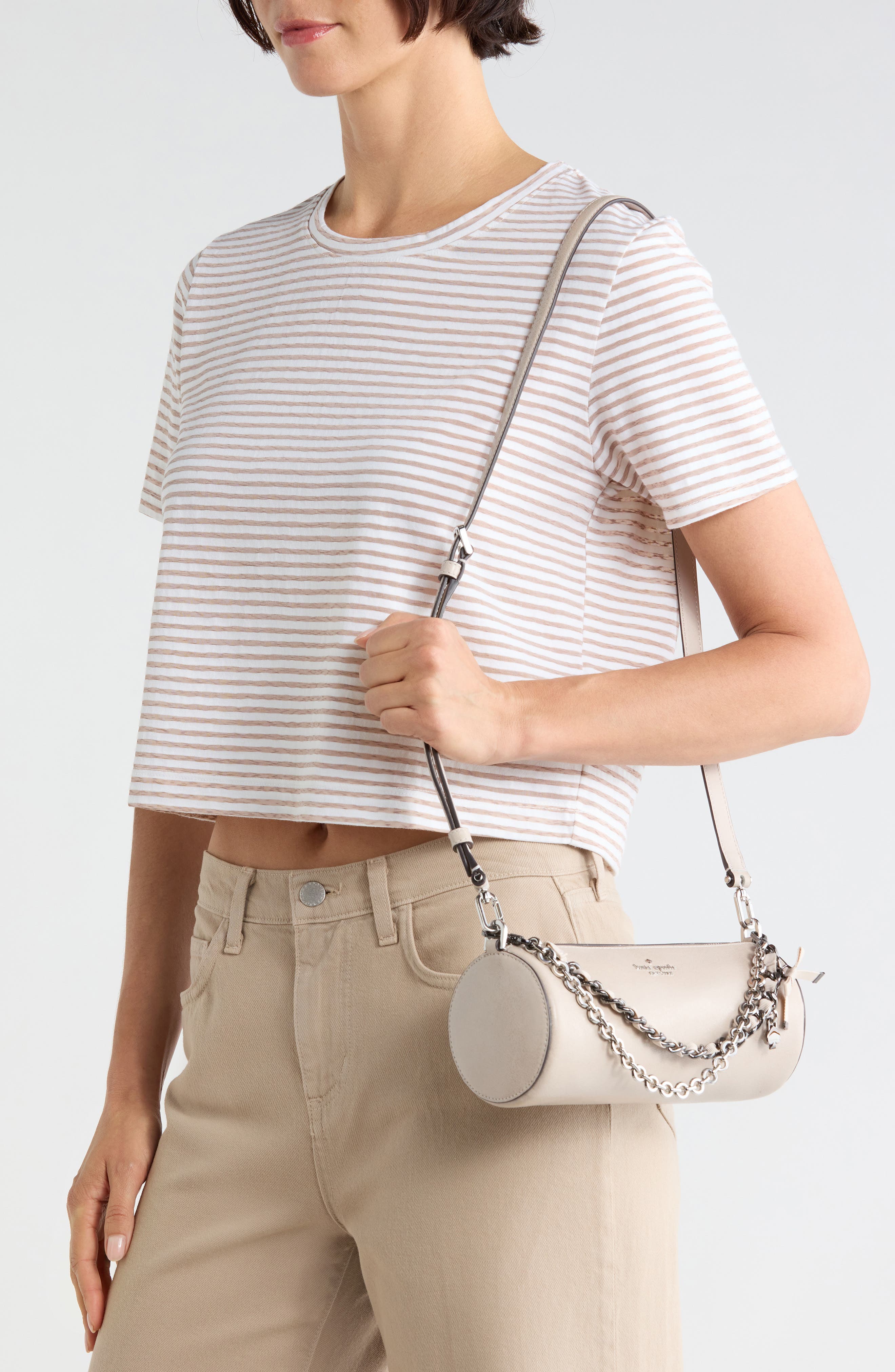 Mini Convertible Crossbody Bag, Alternate, color, QUARTZ PEBBLE