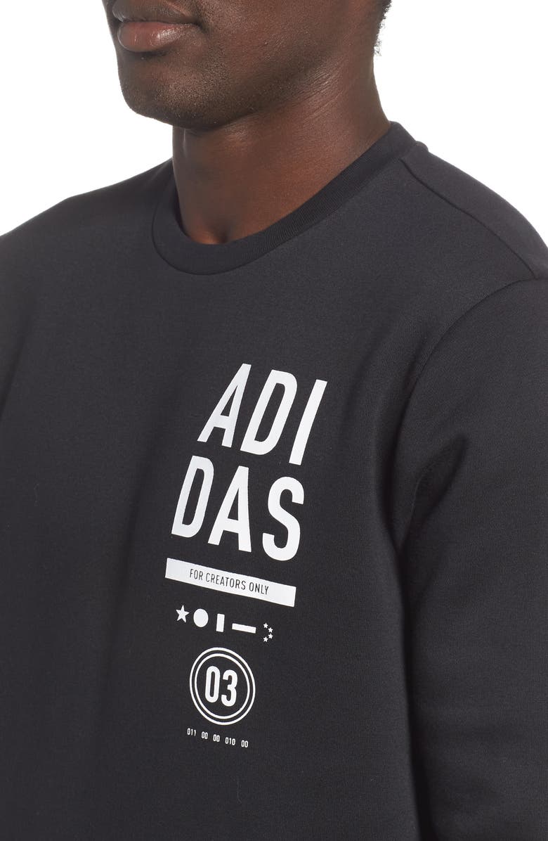 adidas International Regular Fit Sweatshirt, Alternate, color, 