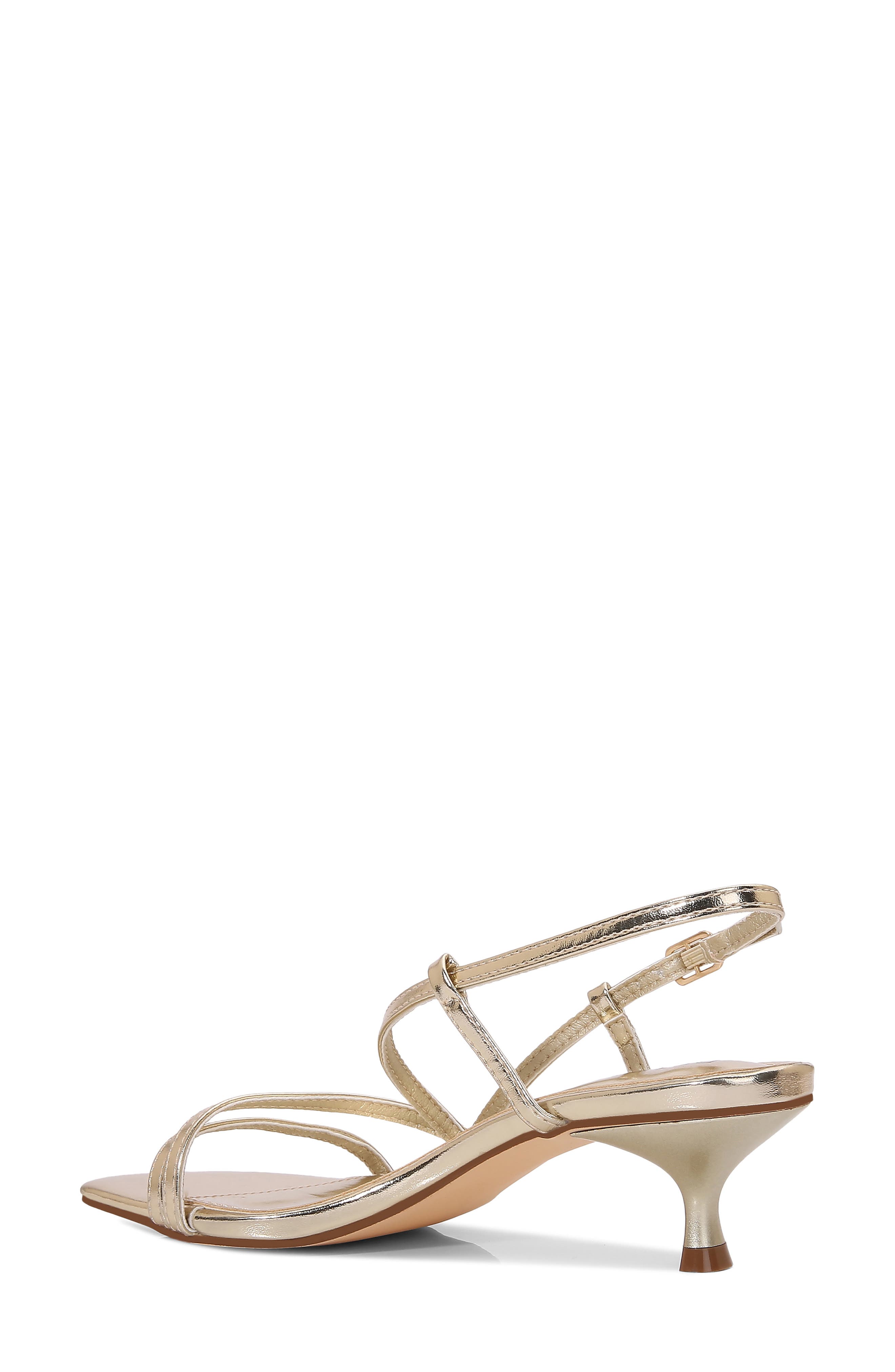Joy Strappy Faux Leather Sandal, Alternate, color, GOLD
