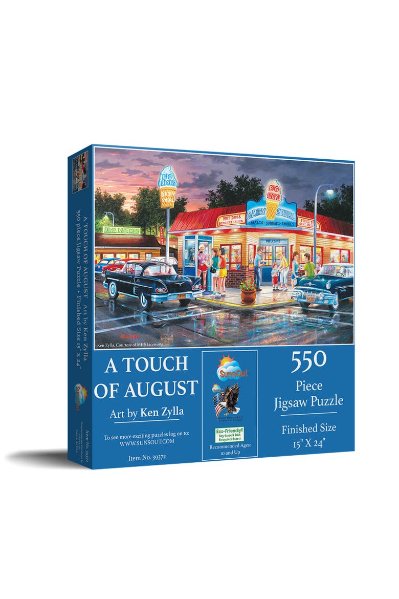 A Touch of August 550 piece Jigsaw Puzzle for Adults, Main, color, Multicolor