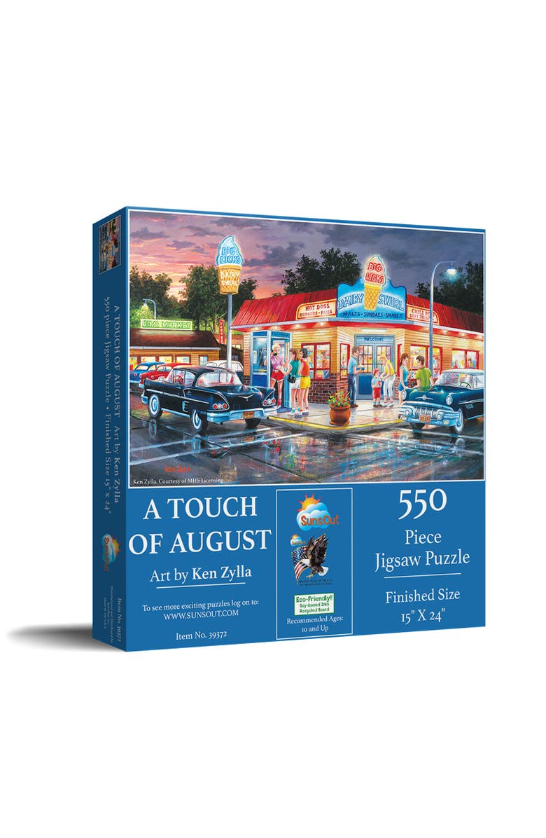 Sunsout A Touch of August 550 piece Jigsaw Puzzle for Adults, Main, color, Multicolor