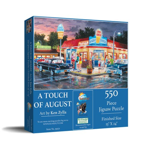 A Touch of August 550 piece Jigsaw Puzzle for Adults