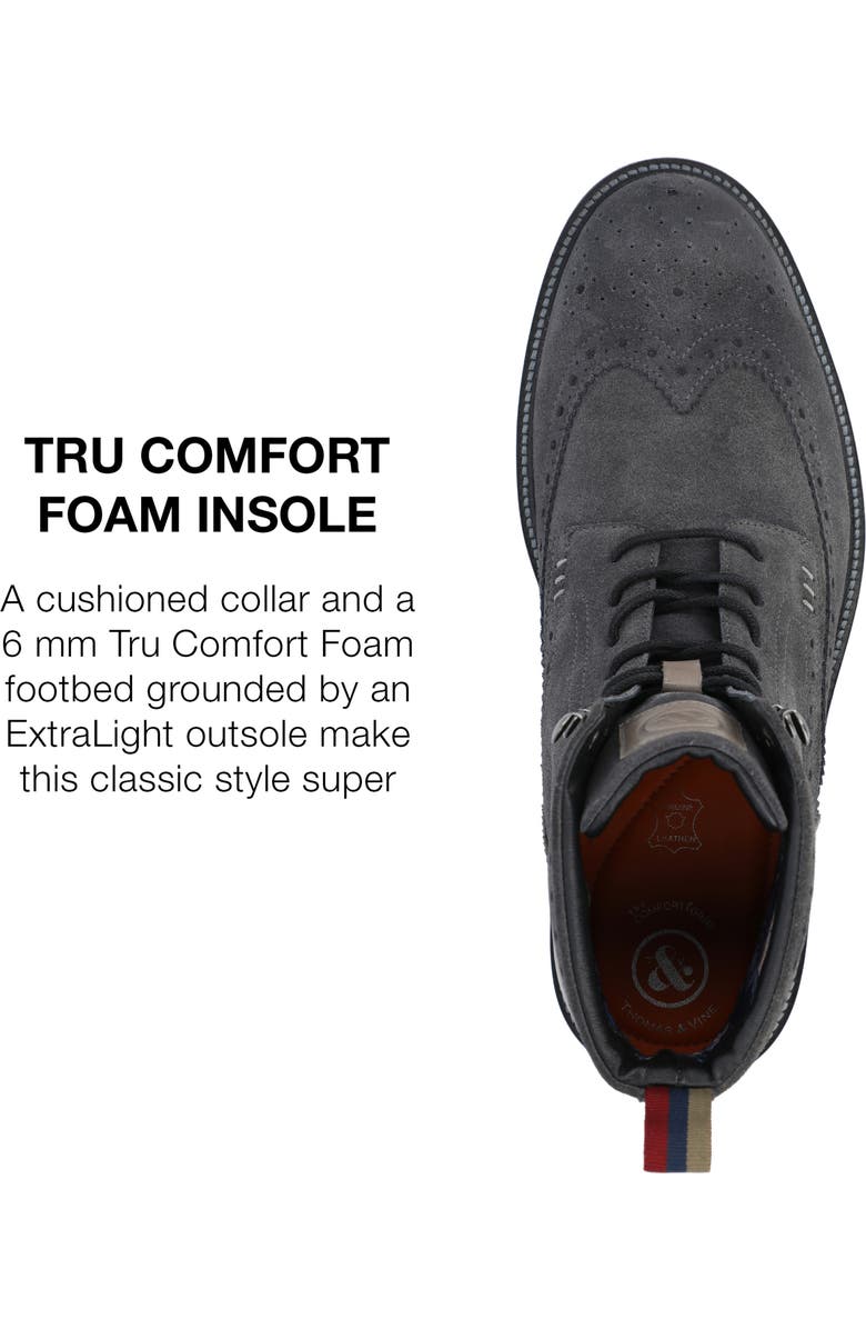 Thomas & Vine Welch Wingtip Leather Boot, Alternate, color,