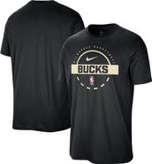 Nike Men's Nike Black Milwaukee Bucks Authentic Practice T-Shirt