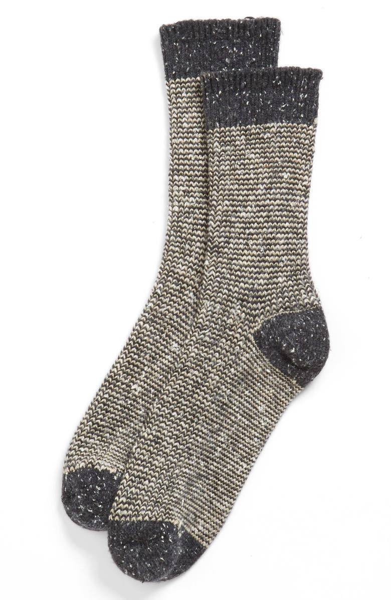 Hue Twisted Tweed Boot Sock, Main, color, 