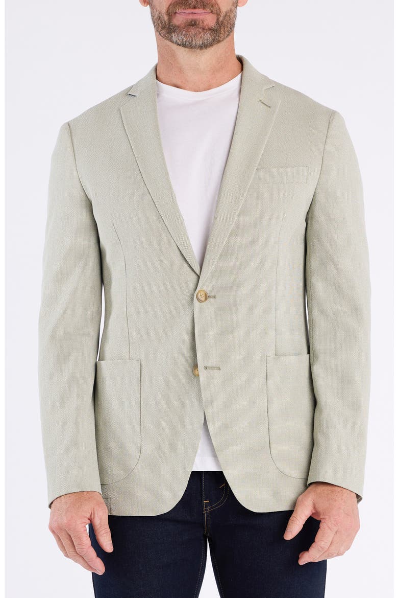 Seersucker Micro Check Sport Coat, Main, color, MOSS