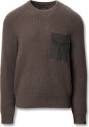 rag & bone Walker Mixed Media Wool Blend Sweater