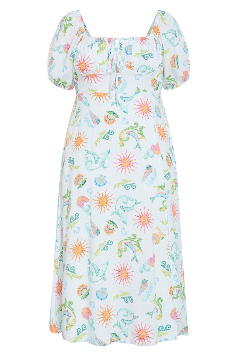 Abbie Ocean Print Sundress, Alternate, color, OCEAN PRINT