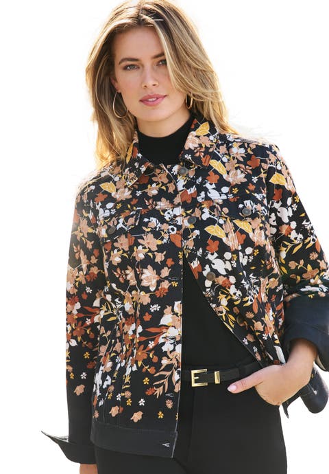 Classic Cotton Denim Jacket (Plus Available)