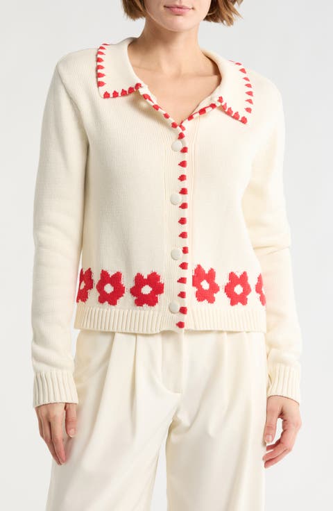 Collared Buttoned Cardigan