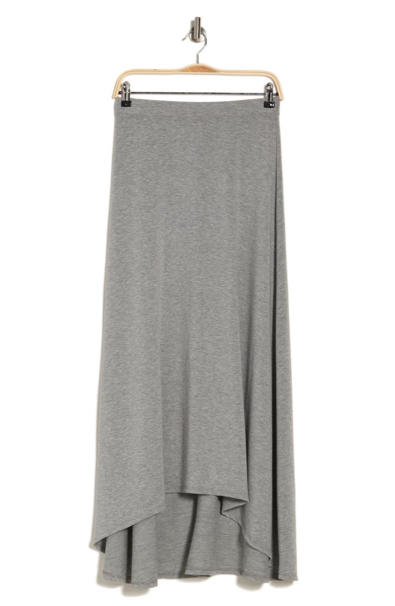 GO COUTURE Asymmetric Hi-Low Skirt, Alternate, color, Ultimate Gray