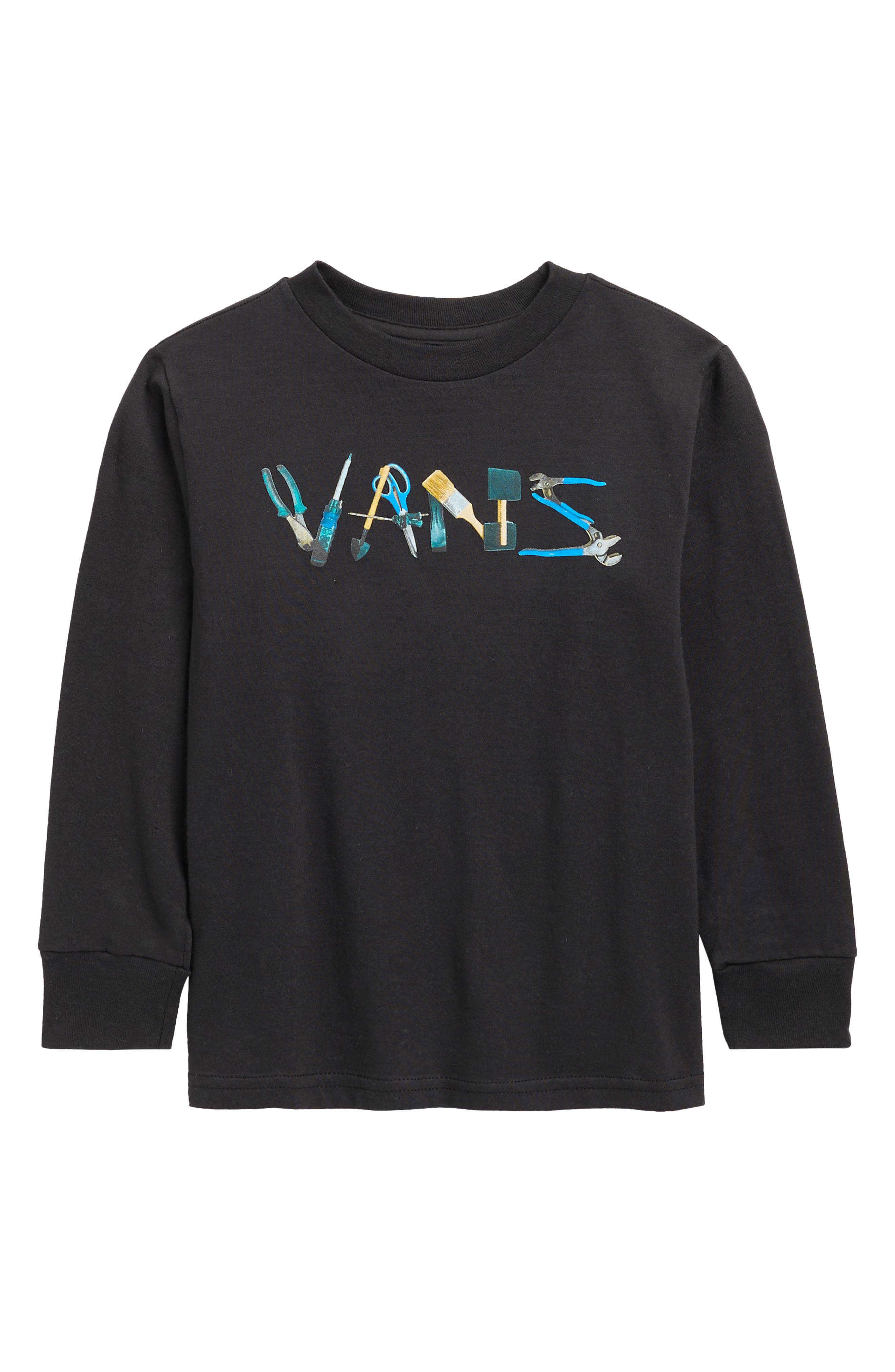 Vans Kids' Wall Fix Long Sleeve Graphic T-Shirt