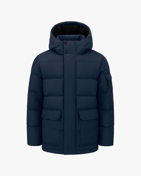 ALEXANDER | Hooded Recycled Down Winter Jacket