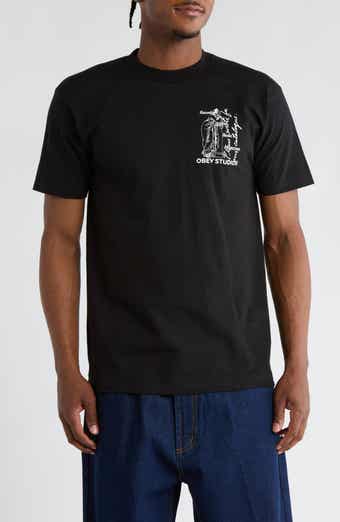 Obey Studios Catalogue Cotton Graphic T-Shirt