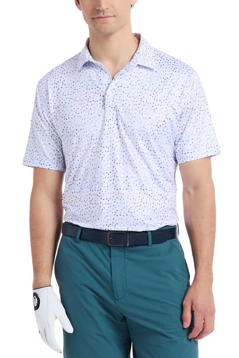 Bayridge Knit Polo, Main, color, WHITE