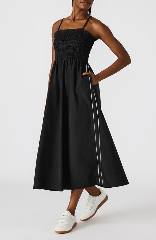 Steve Madden Kit Smocked Poplin Midi Dress