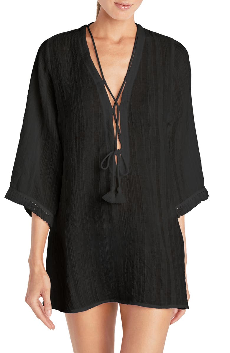 Robin Piccone Natalie Cover-Up Tunic, Main, color, 