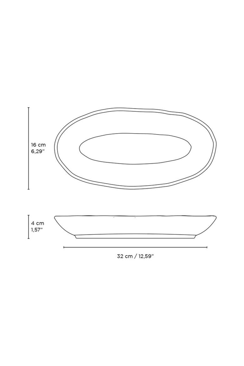 Deep Oval Platter Set of 4, Alternate, color, Night Sky