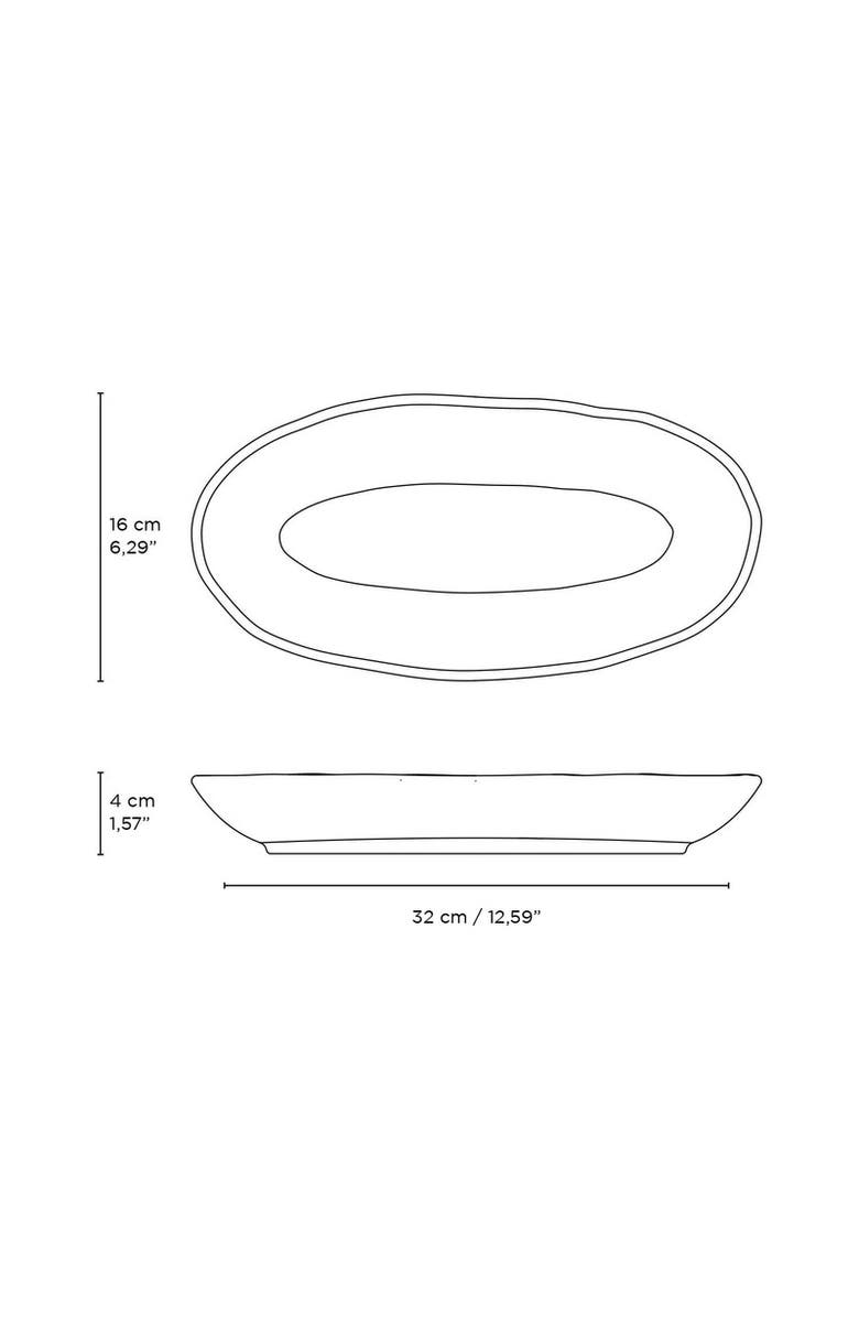 Porto Brasil Deep Oval Platter Set of 4, Alternate, color, Dijon