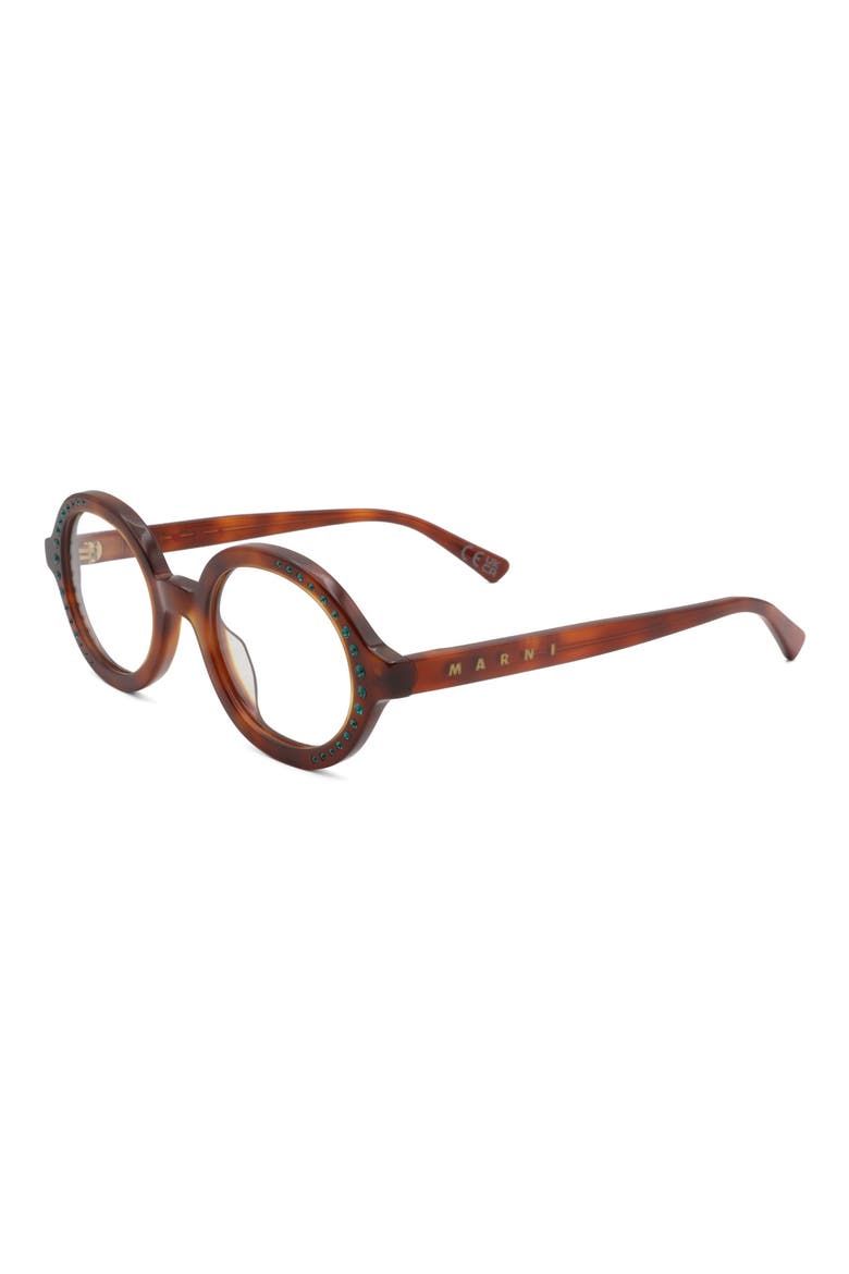 51mm Round Reading Glasses, Alternate, color, TORT