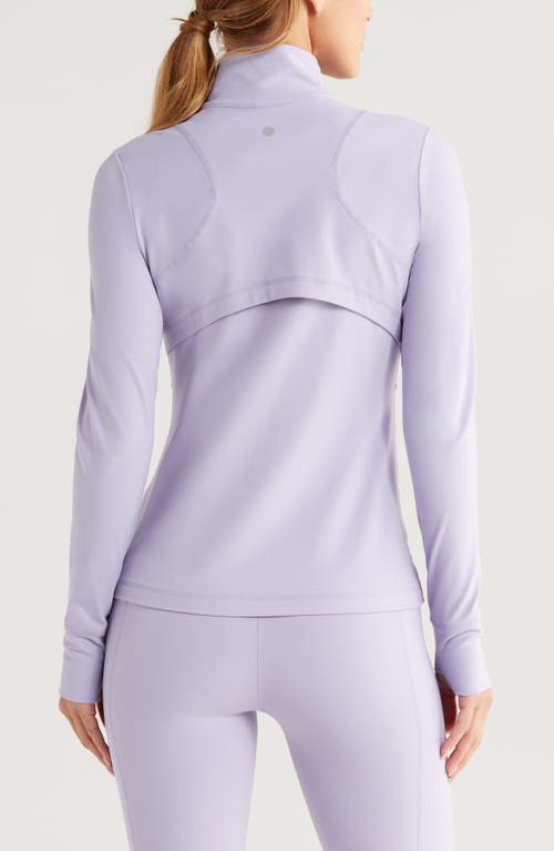 Zella Studio Luxe Performance Jacket In Purple Heirloom