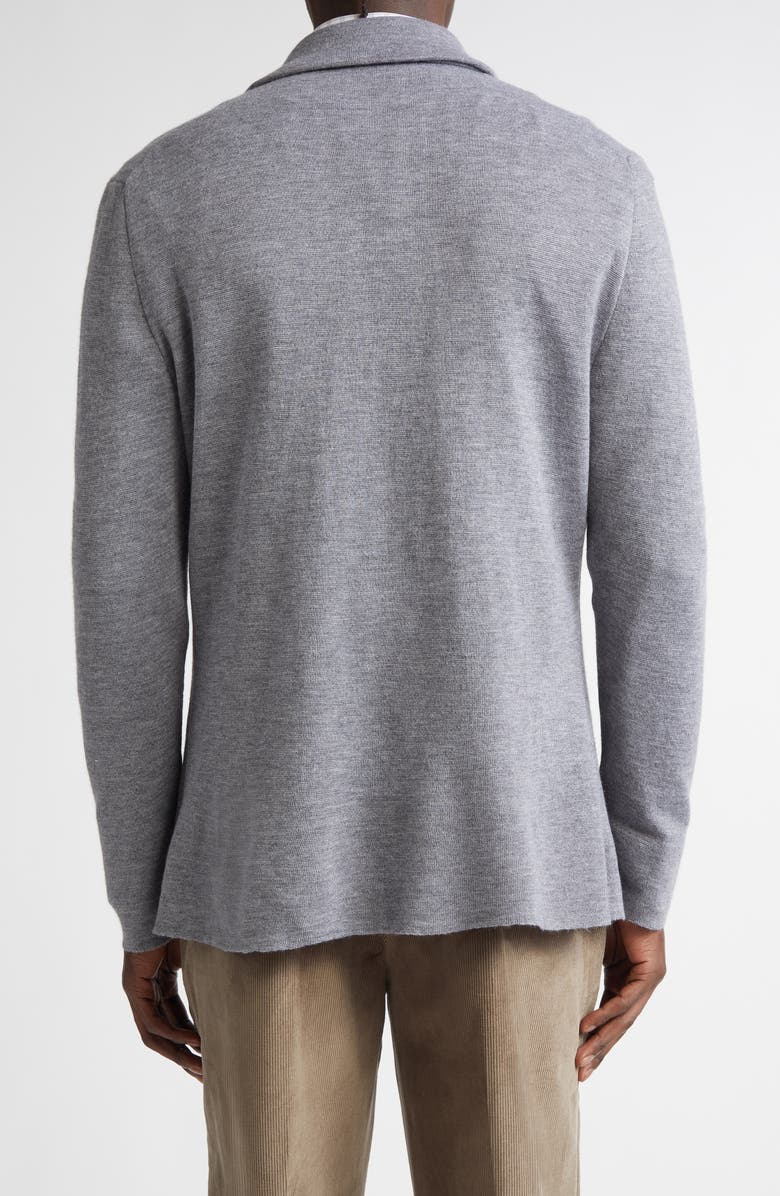 ISAIA The Sweater Jacket, Alternate, color, Grey