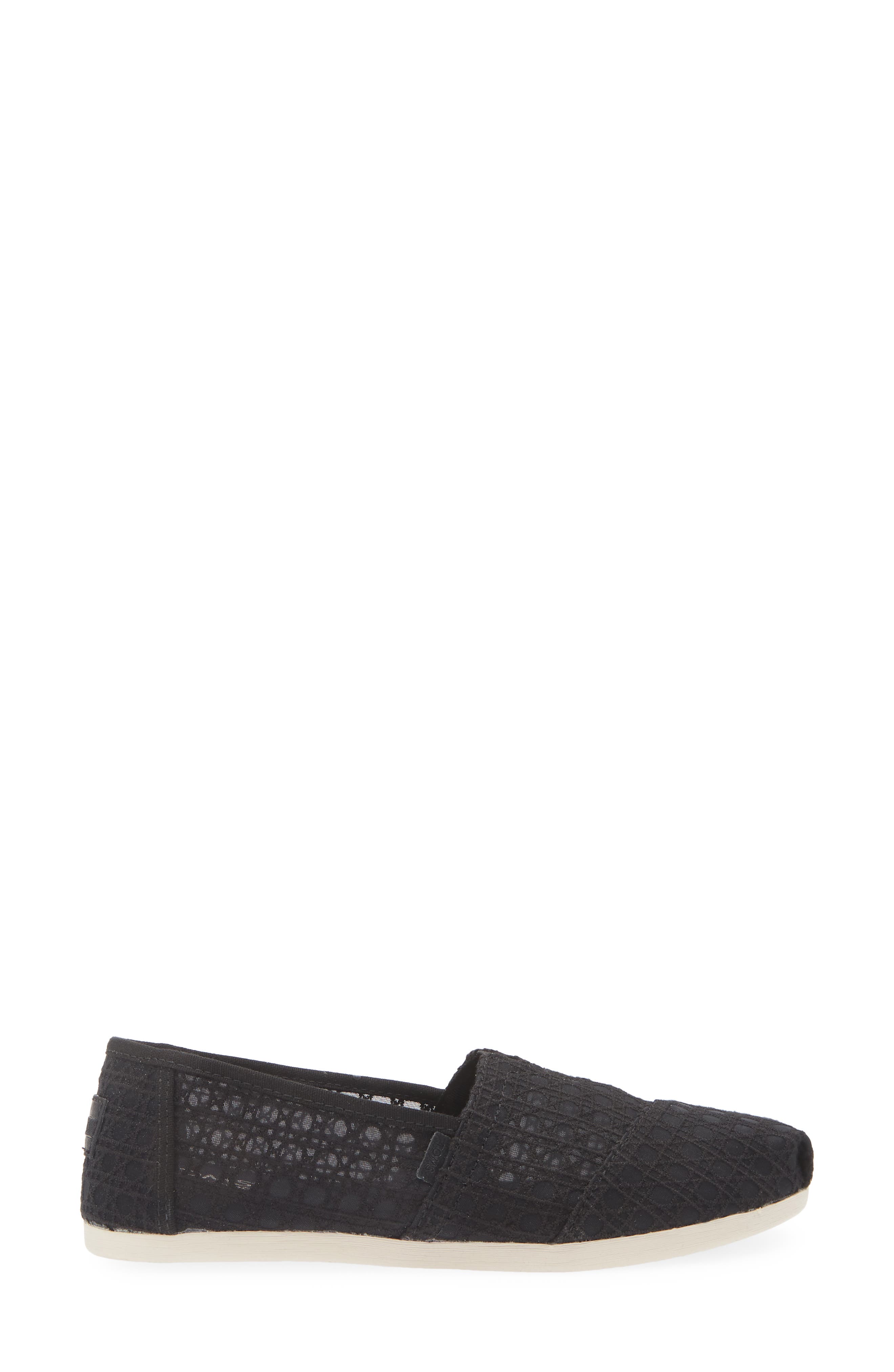 TOMS Alpargata Slip-On, Alternate, color, Black