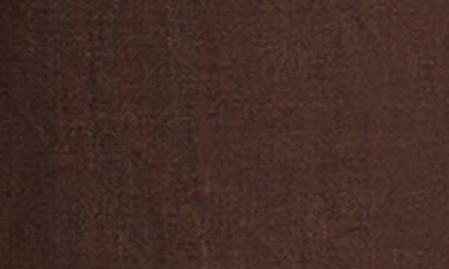 Bardot Enya High Waist Wide Leg Linen Pant In Chocolate