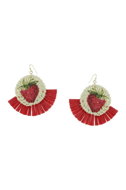 Sandrea Strawberry Drop Earrings