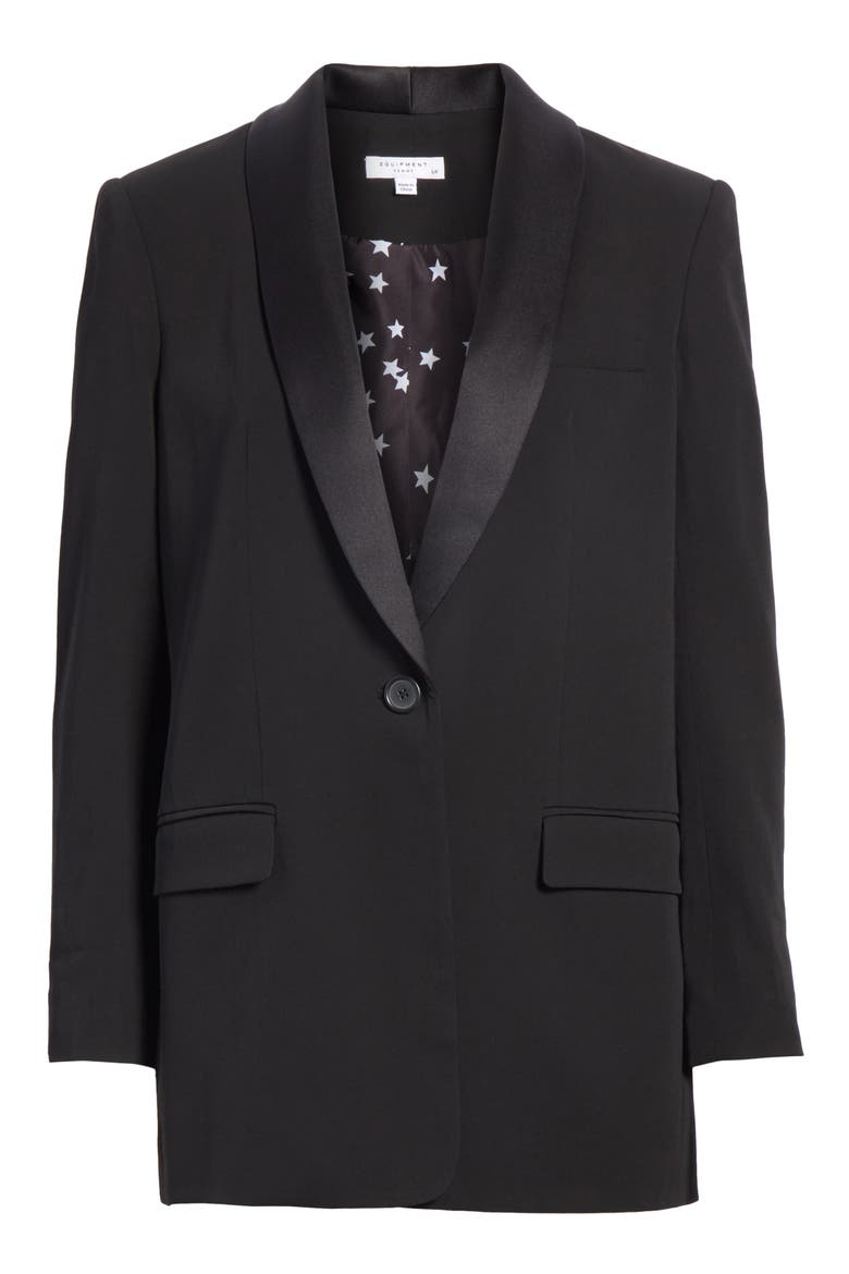 Quincy Shawl Collar Blazer, Alternate, color, TRUE BLACK