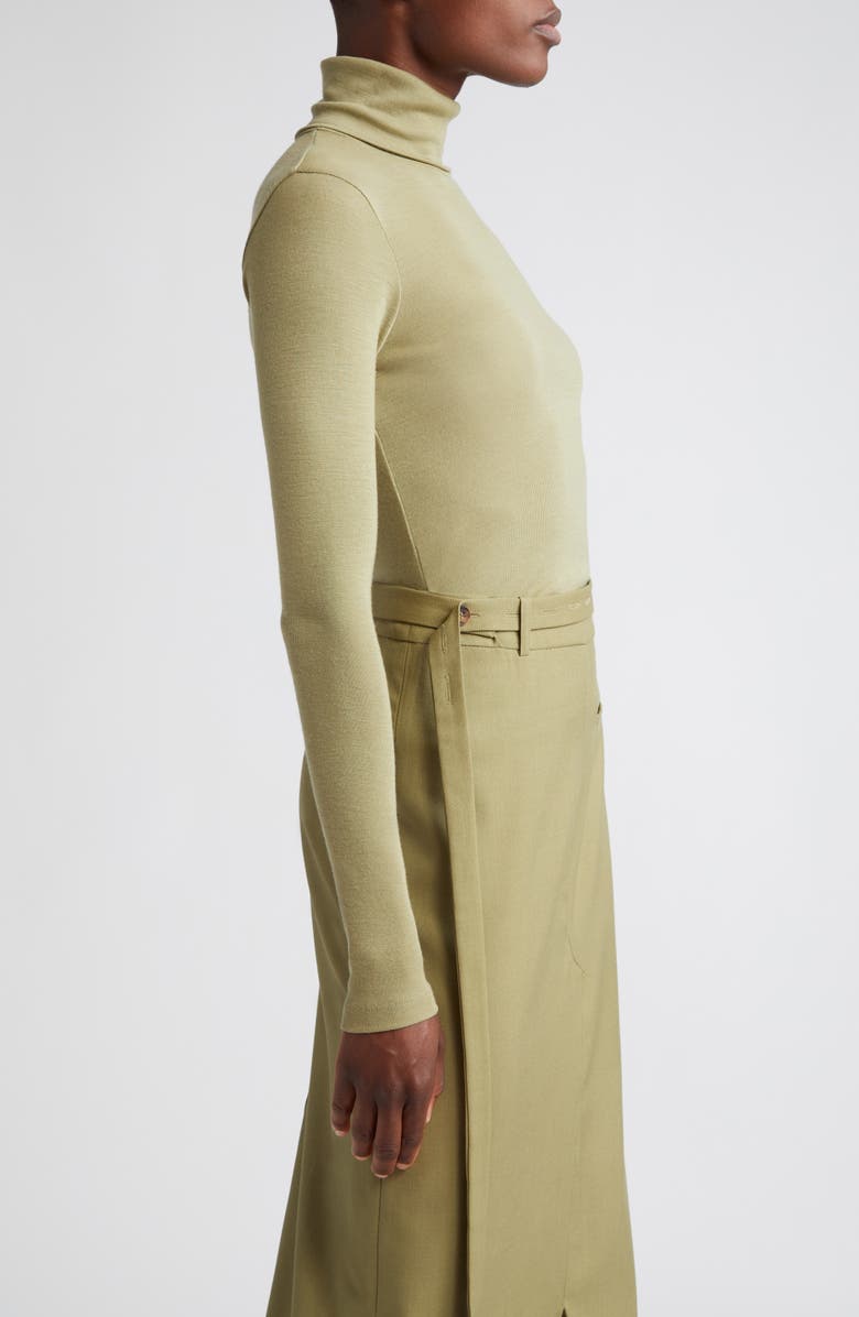 Róhe Turtleneck Merino Wool Top, Alternate, color, 