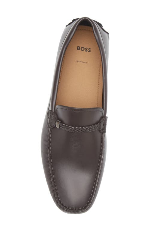 Hugo Boss Boss Noel Loafer In Brown
