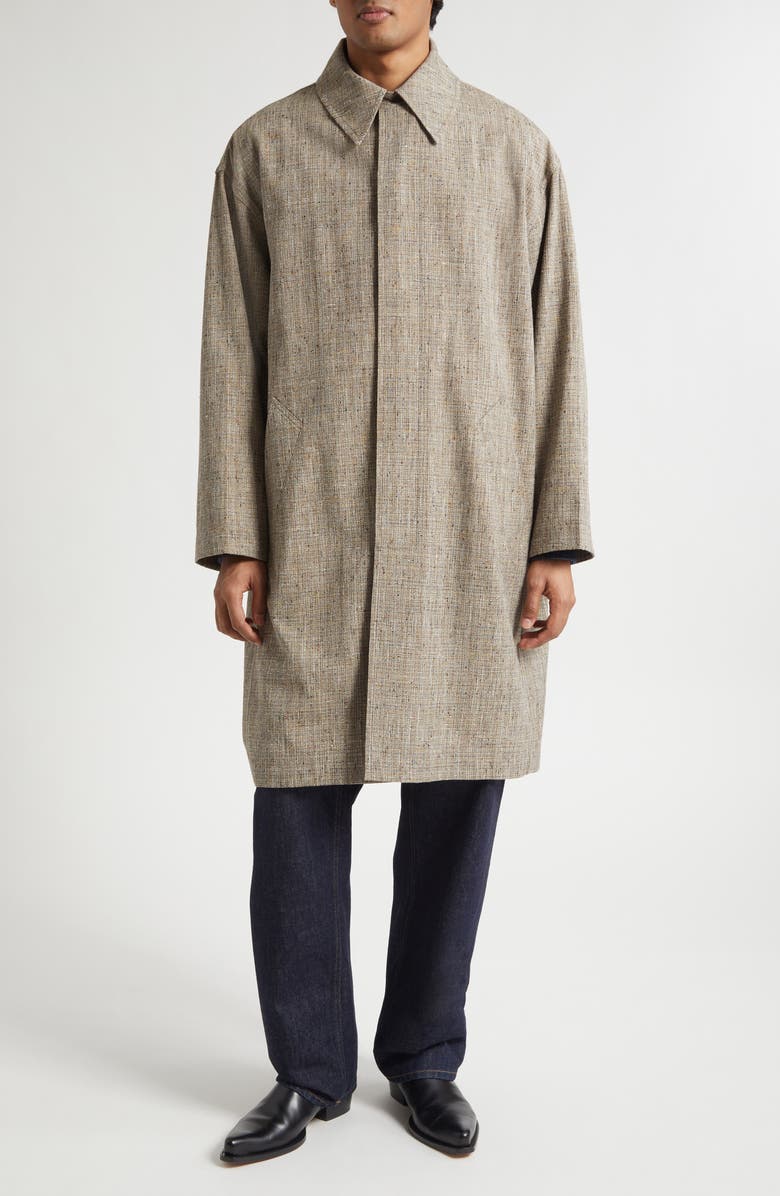 Bottega Veneta Color Fleck Car Coat, Main, color, 2641 Sahara Mel/ Multi