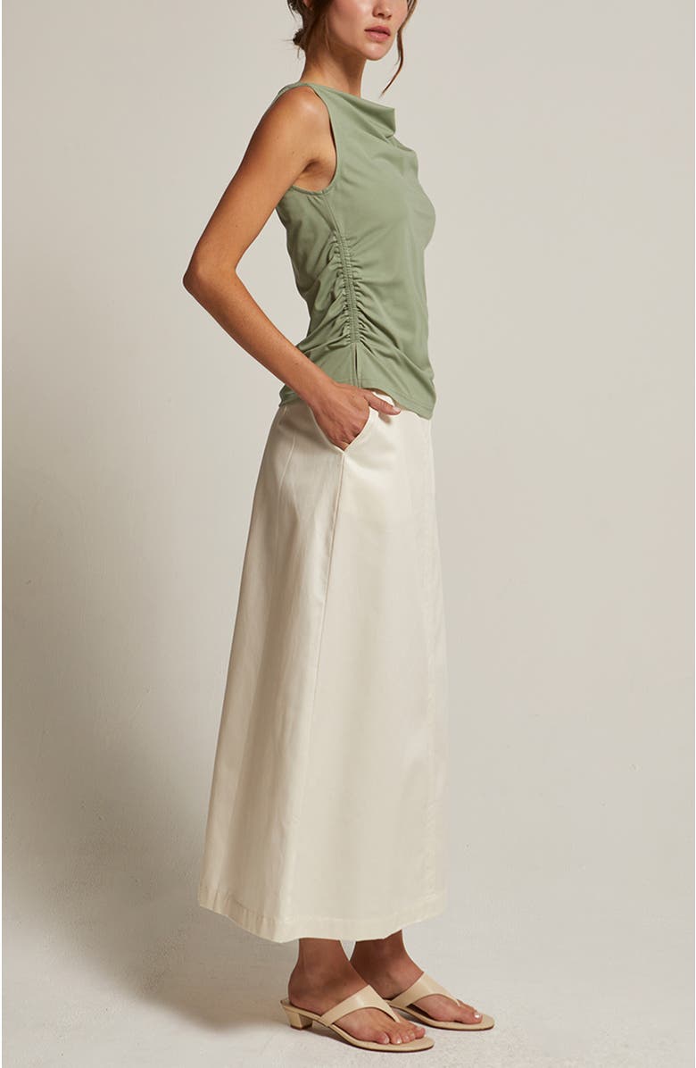 CRESCENT Flare Midi Skirt, Alternate, color, 
