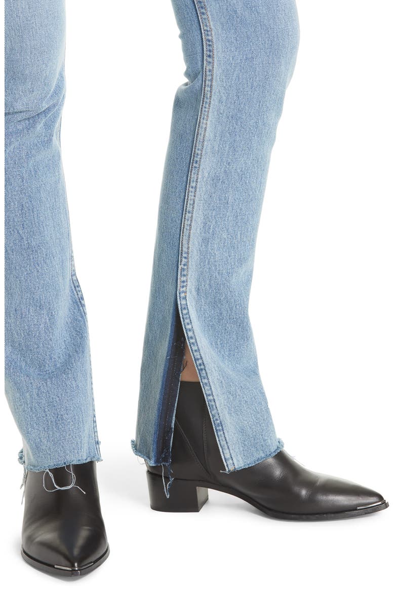 Addison Split Hem Boot Leg Jeans, Alternate, color, TOUCH THE FLOOR