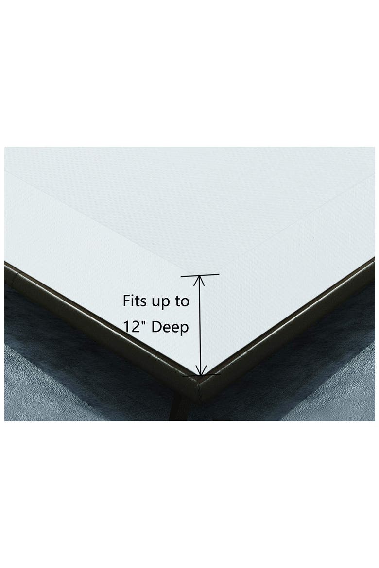 Waterproof Mattress Protector, Alternate, color, WHITE