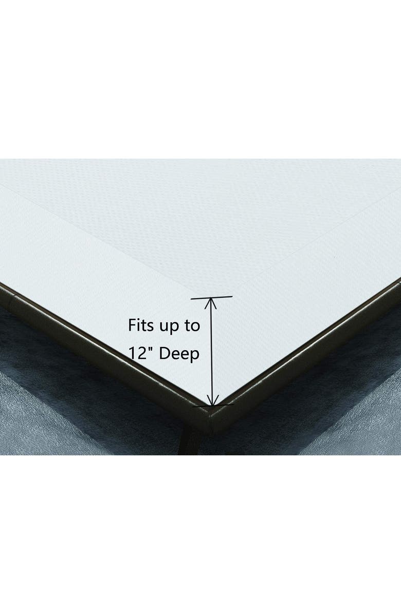 J AND V TEXTILES Waterproof Mattress Protector, Alternate, color, White