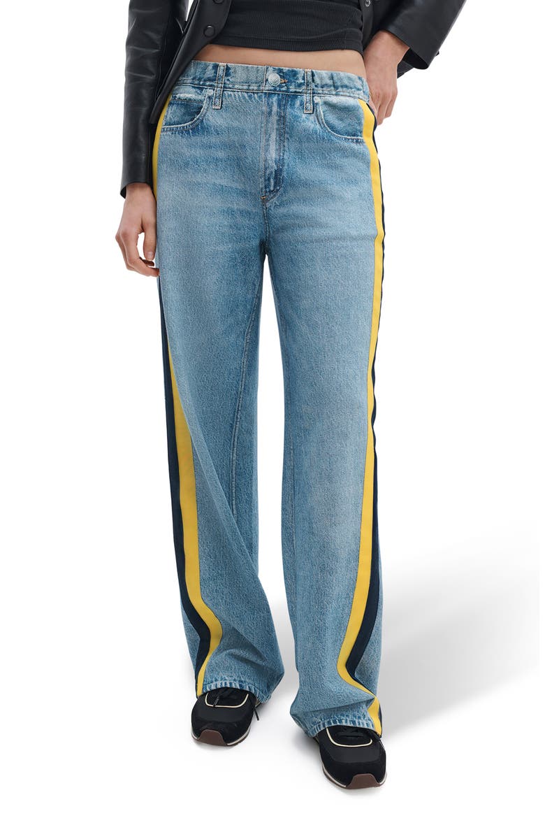 rb Miramar Track Stripe Cotton Terry Sweatpant Jeans, Main, color, VALENYN