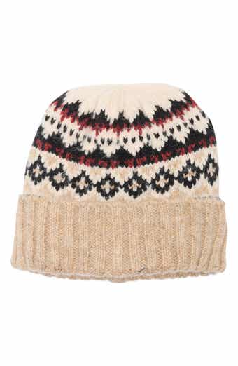 Vince Camuto Brushed Fair Isle Beanie