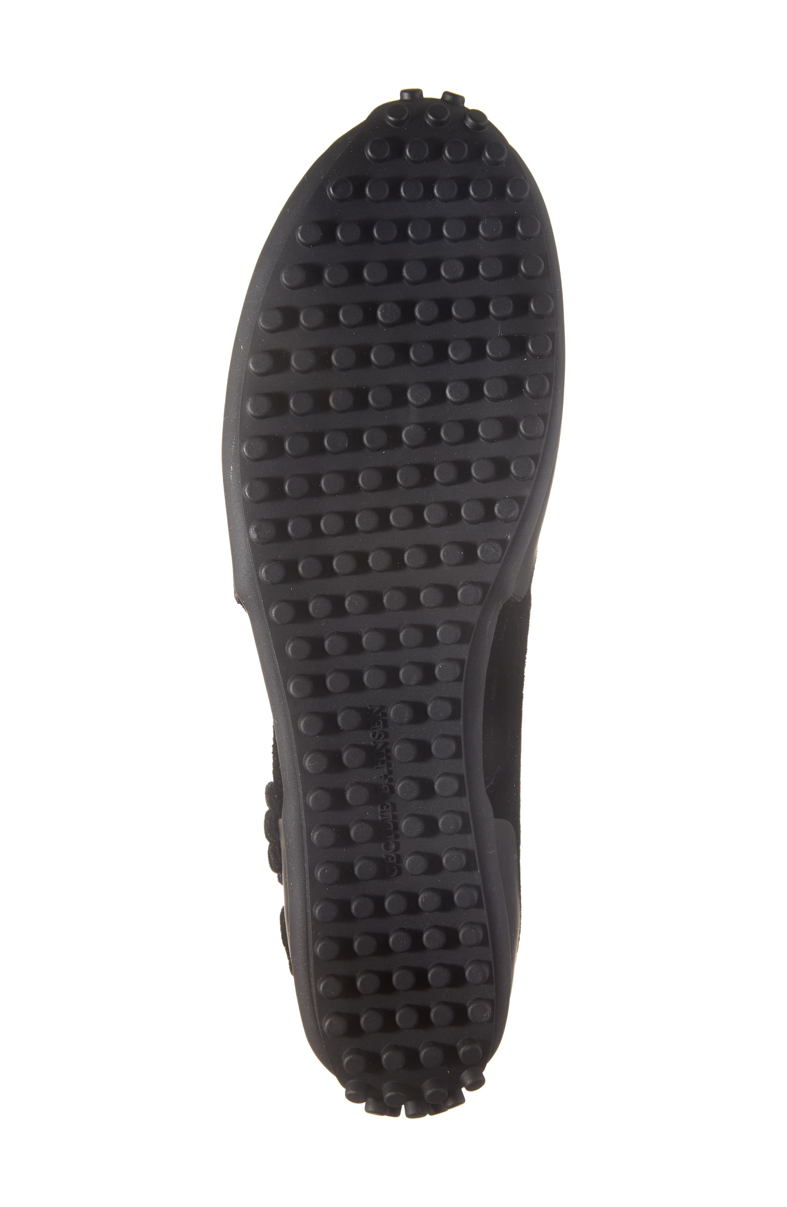 Cecilie Bahnsen Shay Floral Appliqué Flat, Alternate, color, Black